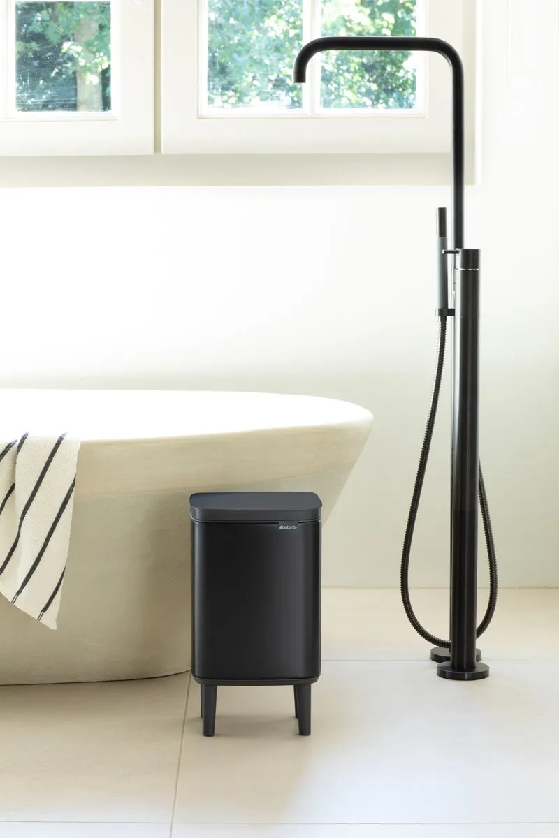 Brabantia Bo Hi Prullenbak 7L - Matt Black