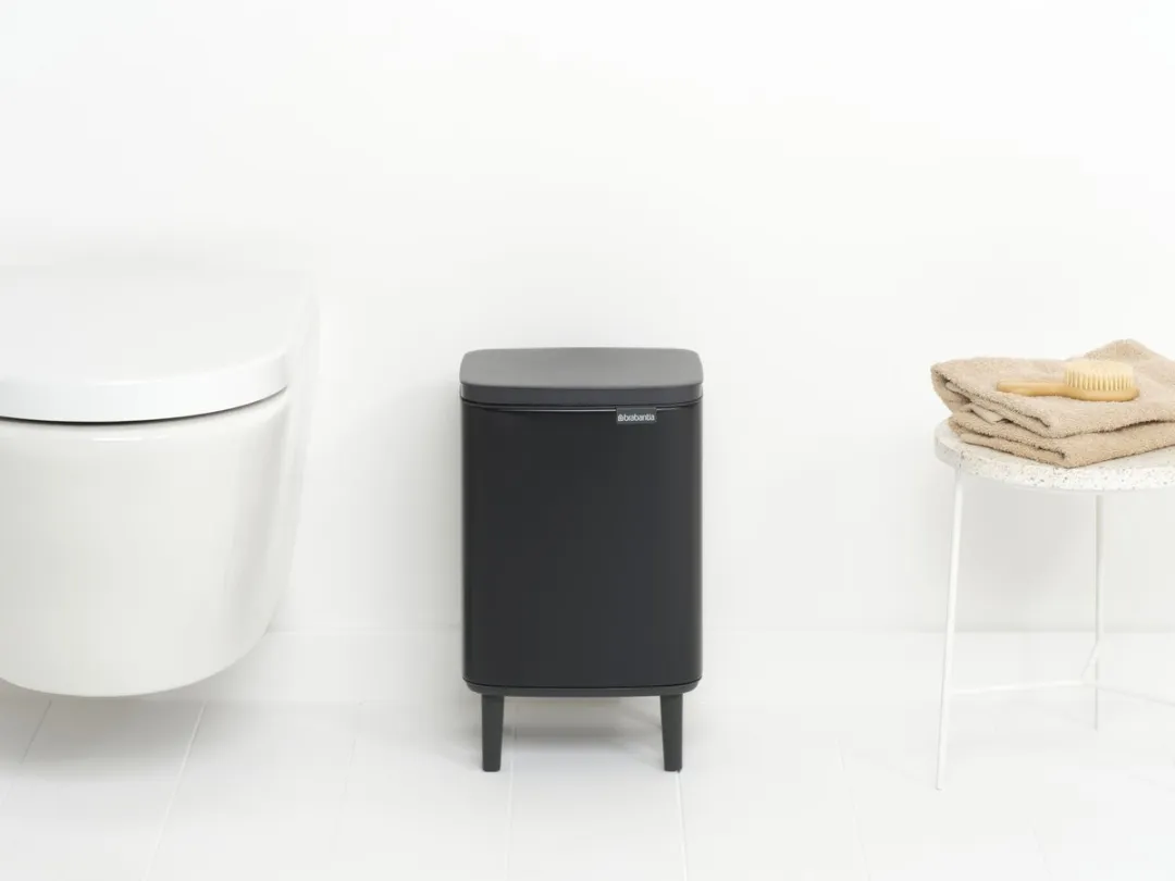 Brabantia Bo Hi Prullenbak 7L - Matt Black