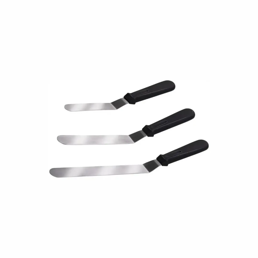 Alpina Bakspatels Set 3 Stuks - Zilver RVS