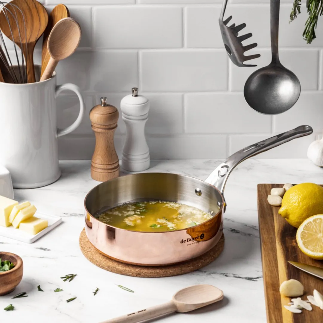DeBuyer Prima Matera Hapjespan 24cm - Zwart