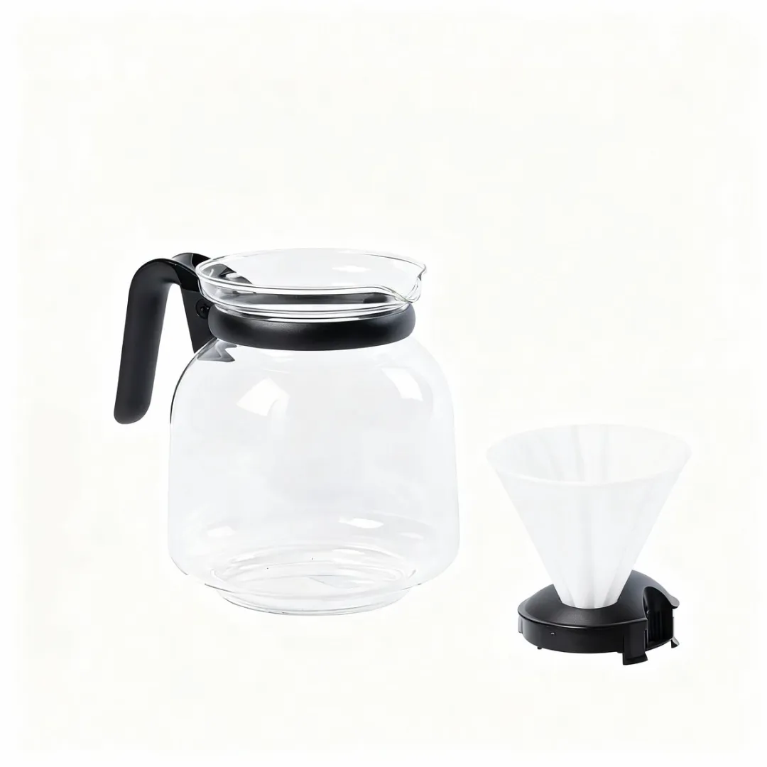 Fackelmann Theepot 1,5L Magnetronbestendig - 11x15,1x9,6cm - Transparant