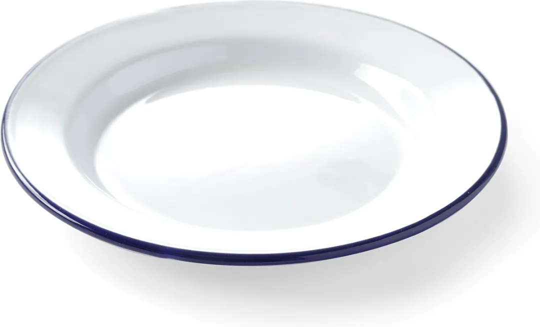 HENDI Plat Bord Geëmailleerd 240mm - Ø24cm - Wit - afbeelding 6 van 6