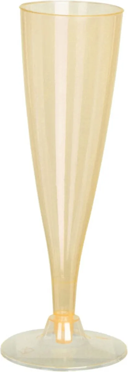 Excellent Houseware Prosecco/Champagneglazen Geel - 8 Stuks 130ml