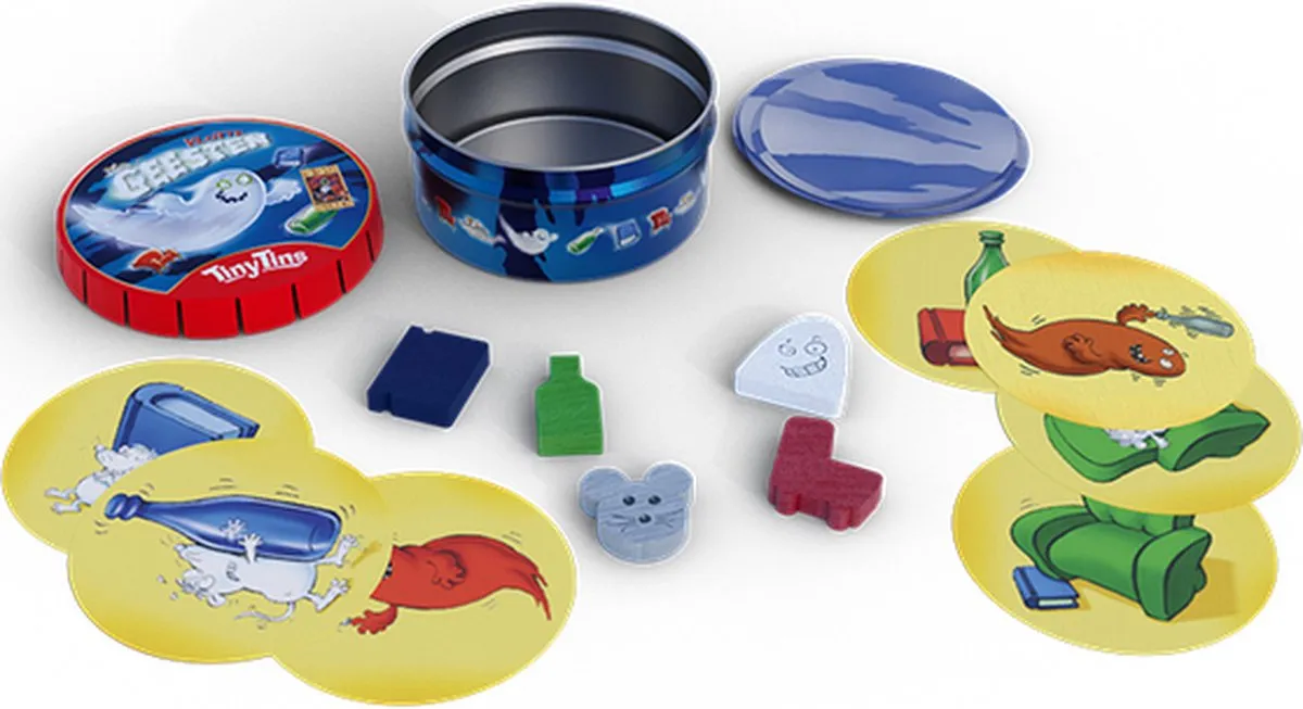 999 Games Tiny Tins Vlotte Geesten Kaartspel - 2-8 Spelers