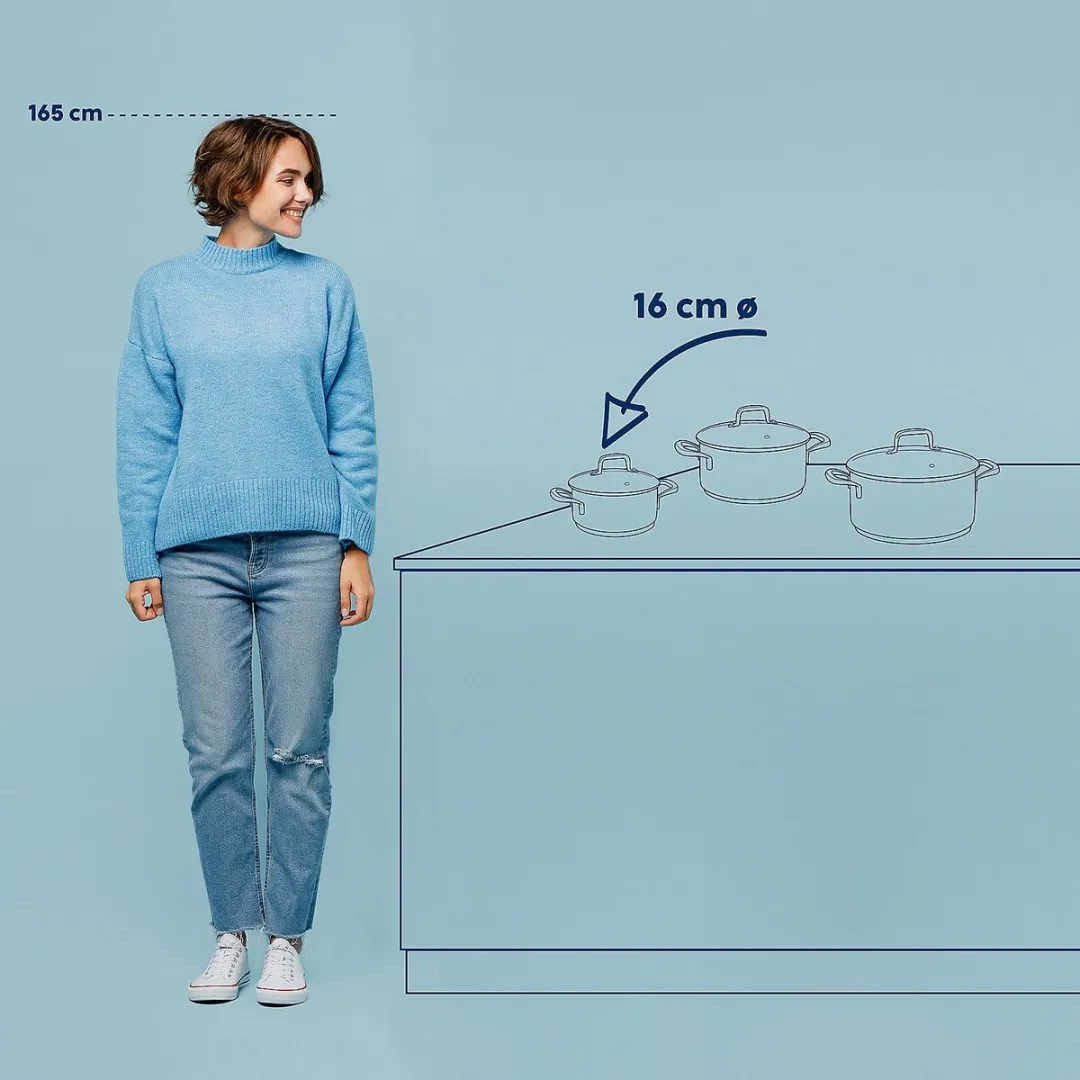 Kela RVS Kookpan 1,2L - 16cm - Zilver