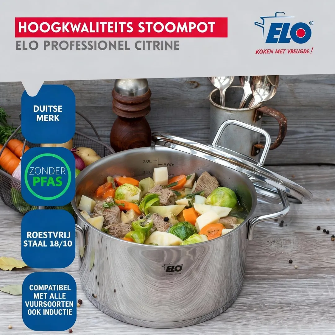 Fackelmann Elo Profi Citrin Keukengerei Set 6-delig - Inductie