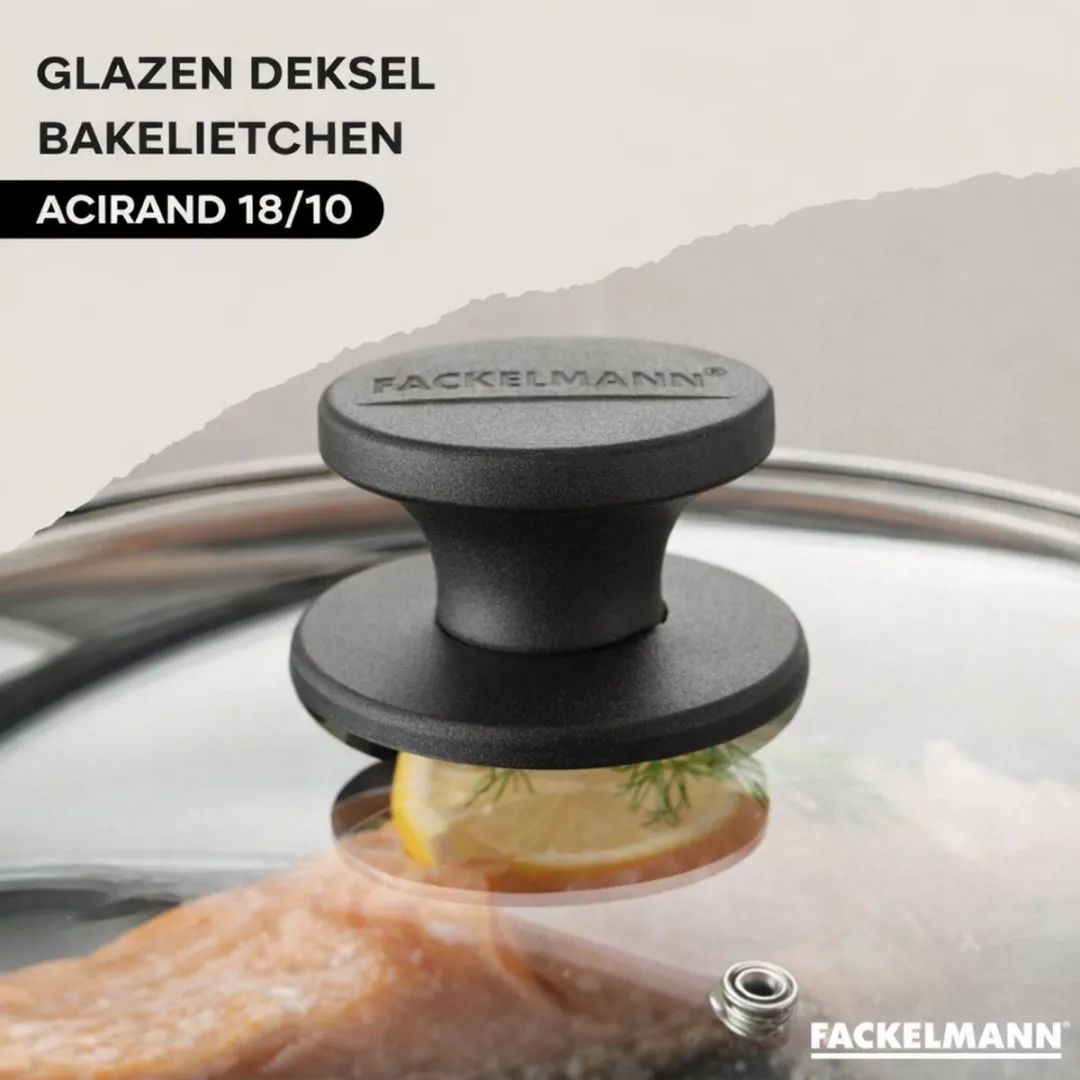 Fackelmann 9352750 Kookset - 5 Pannen + 2 Deksel + Keukengerei