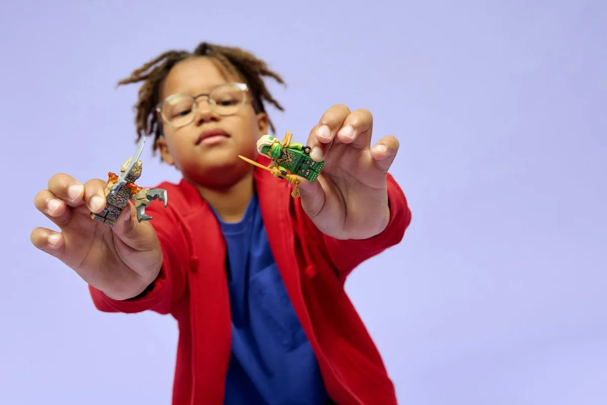 LEGO Ninjago Lloyd Versus Grondmonsterspinner 71850 - 2 Minifiguren