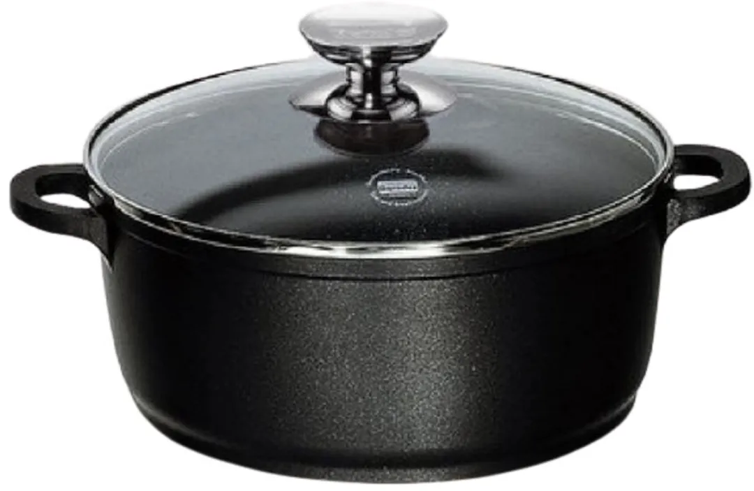 Berndes Vario Click Induction kookpan met deksel - aluminium - Ø 20 cm - Zwart