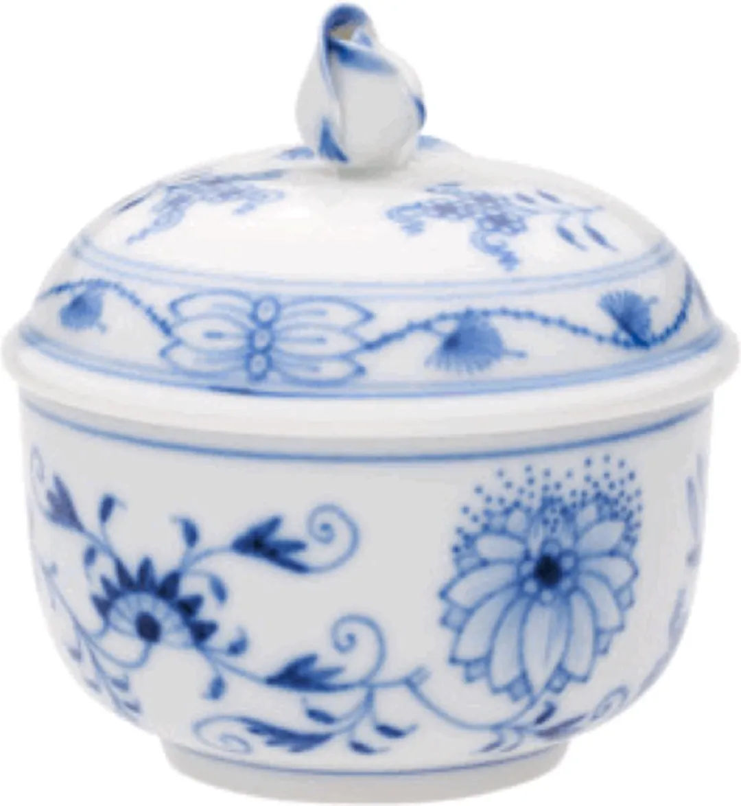 Meissen Blauwe Ui II Suikerpot