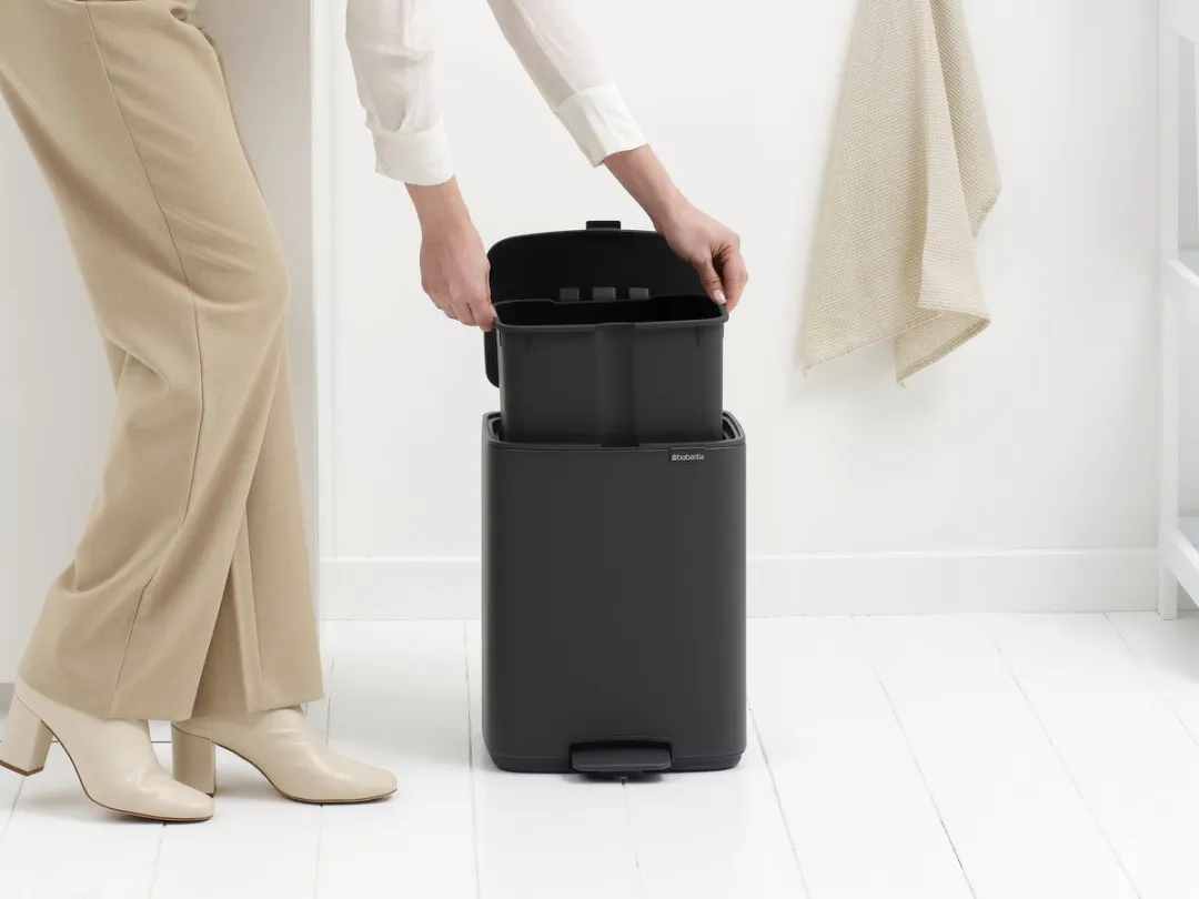 Brabantia Bo Pedaalemmer 12L - Mineral Infinite Grey