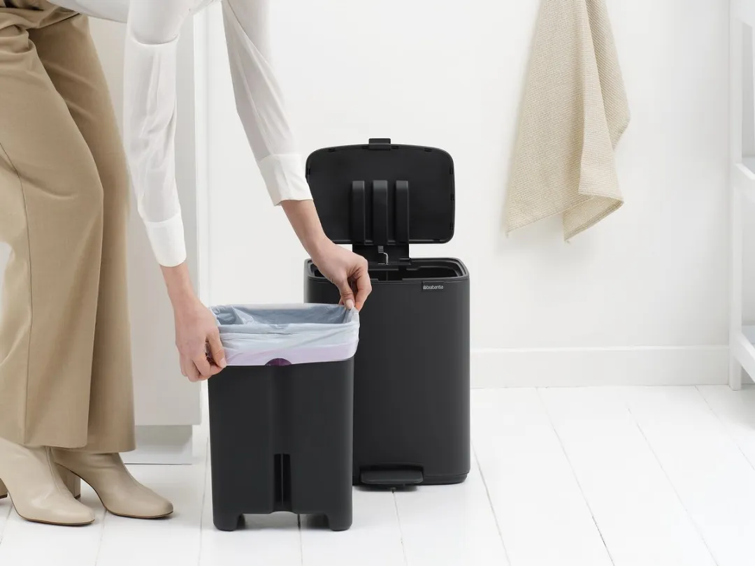 Brabantia Bo Pedaalemmer 12L - Mineral Infinite Grey - afbeelding 6 van 6