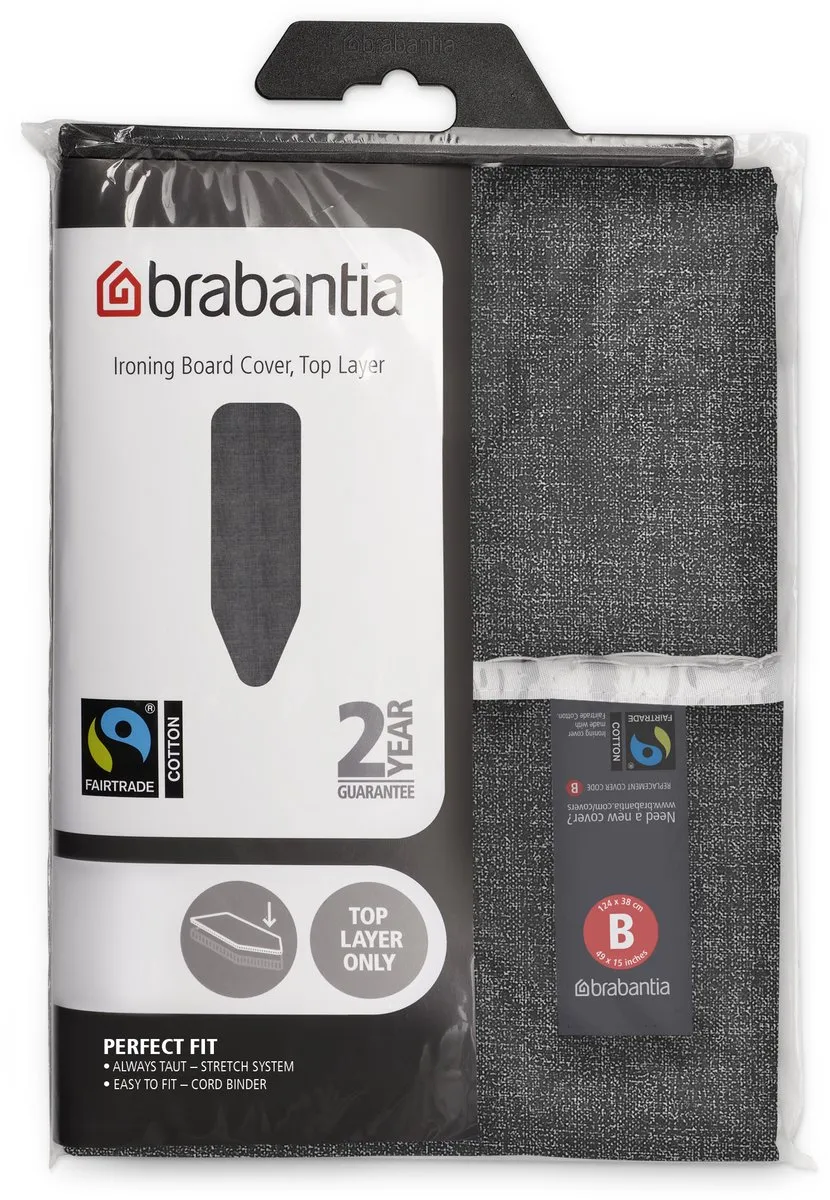 Brabantia Strijkplankhoes B 124x38cm - Denim Black