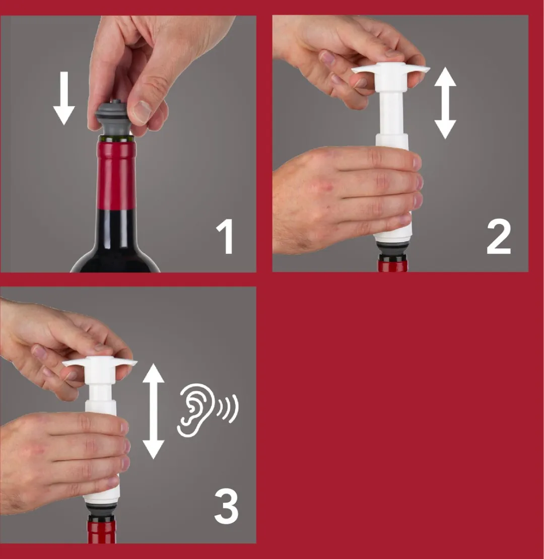 VacuVin Wine Saver 9812606 - Zwart