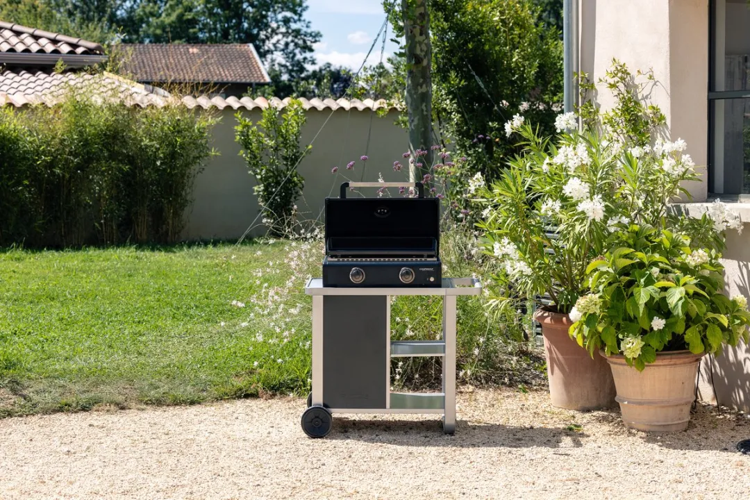 Campingaz Onyx 2 Plancha Tafelbarbecue 2080cm² - 2 Branders - Zwart