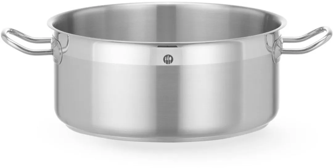 HENDI Kookpan 28cm 7,3L - Inductie - RVS - Zilver