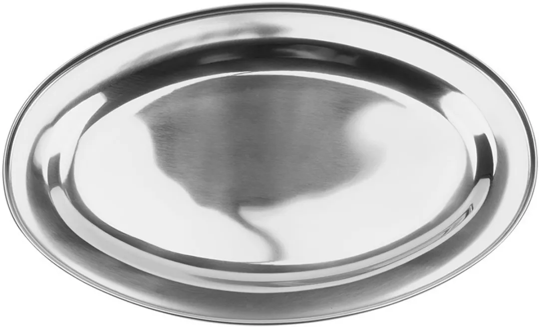 Excellent Houseware BBQ Serveerschaal 40x26cm - Zilver