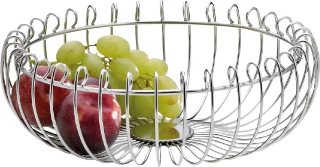 Kela Jori Fruitmand RVS - Ø30cm - Zilver