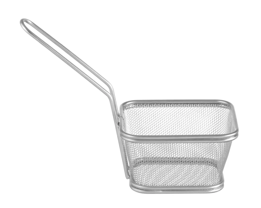 HENDI 425664 Mini Frituurmandjes - Roestvast Staal - 105x90x60mm