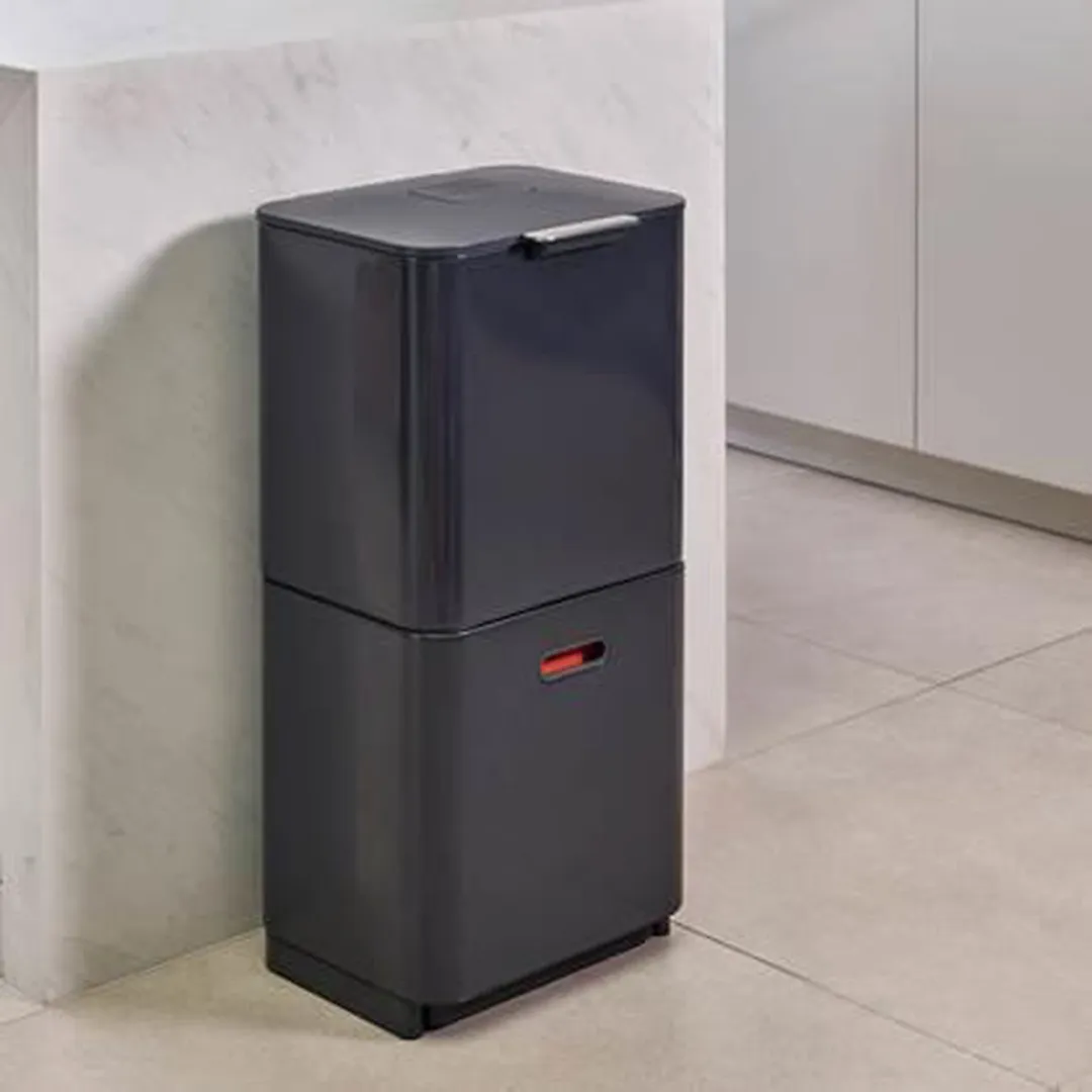 Joseph Joseph Intelligent Waste Prullenbak Totem Max - 60 l - Grafiet