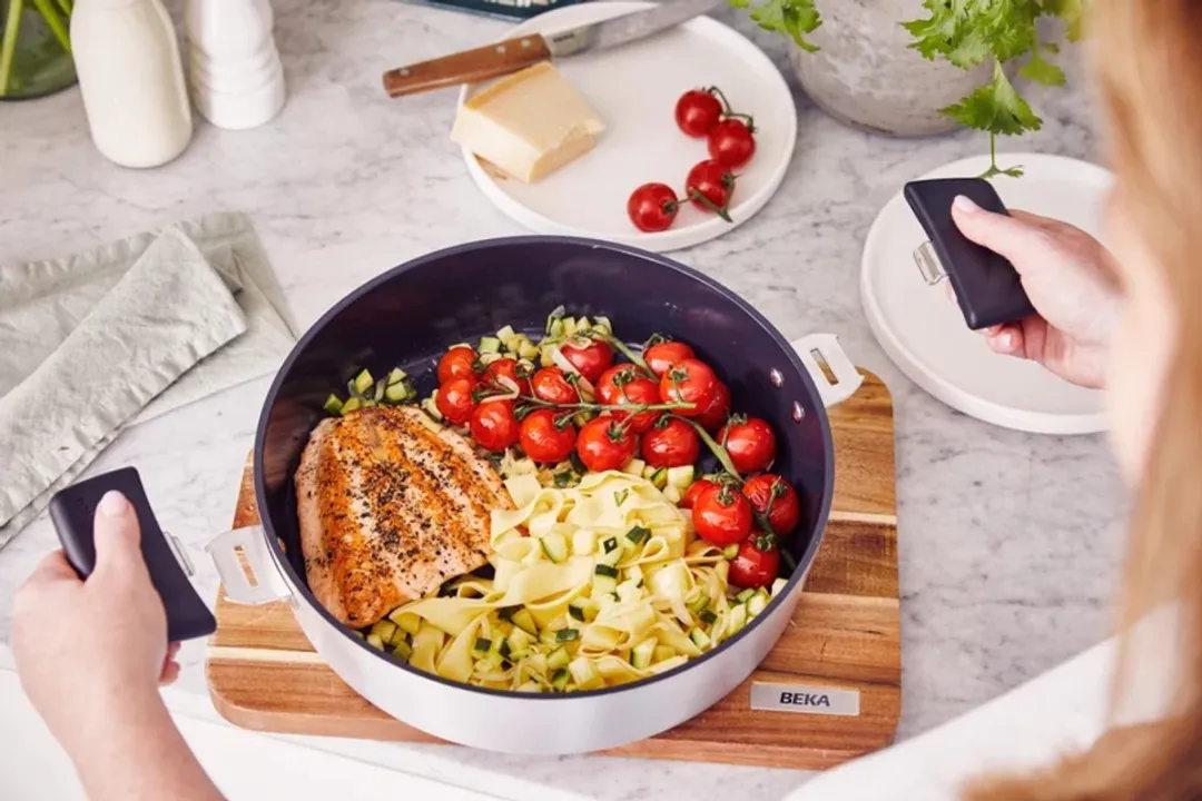 Beka Evolution Sauteerpan Ø28cm - Antikleef PFAS-vrij - Chroom