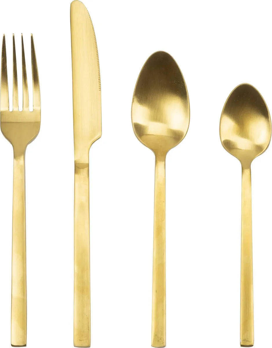 Excellent Houseware Bestekset 24-Delig Goud