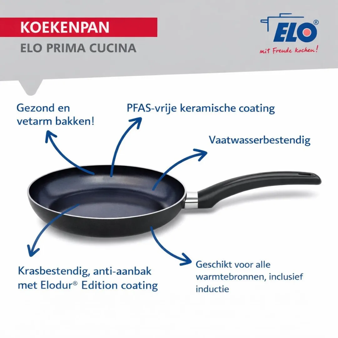 Fackelmann Elo Prima 9719150B88 Keukenset - 3-delig 12/24/32cm - Roestvrij staal