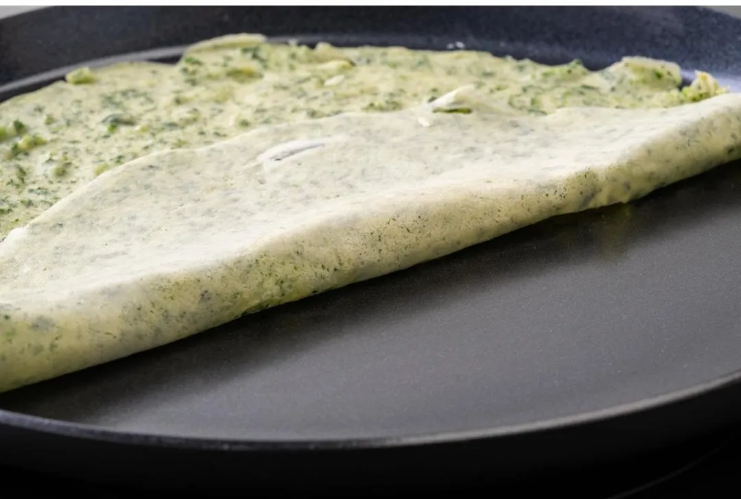 Fackelmann Chandeleur Set 26cm - Crêpière & Accessoires - Zwart/ Groen
