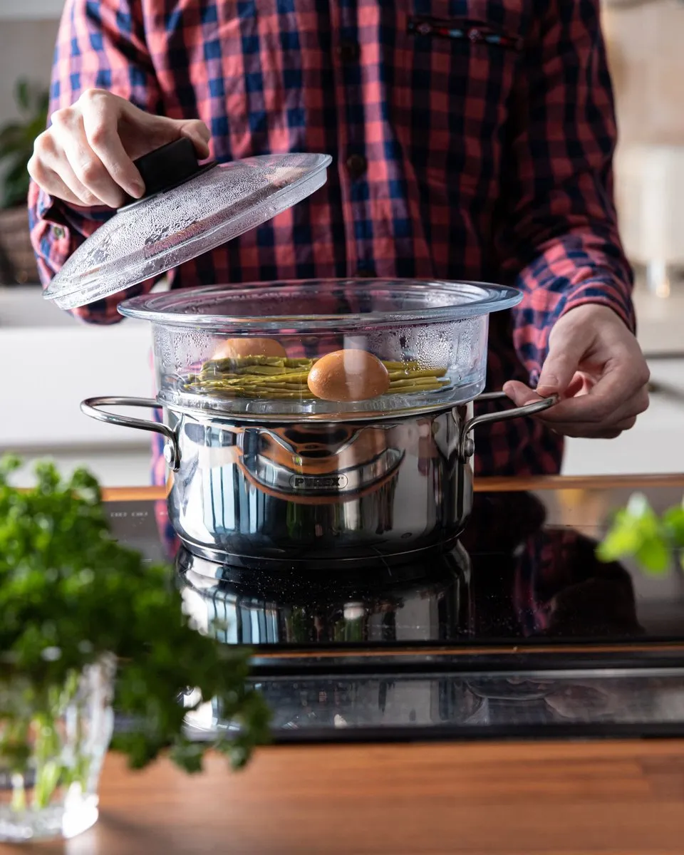 PYREX Steamer Basket 3-delig Ø20cm