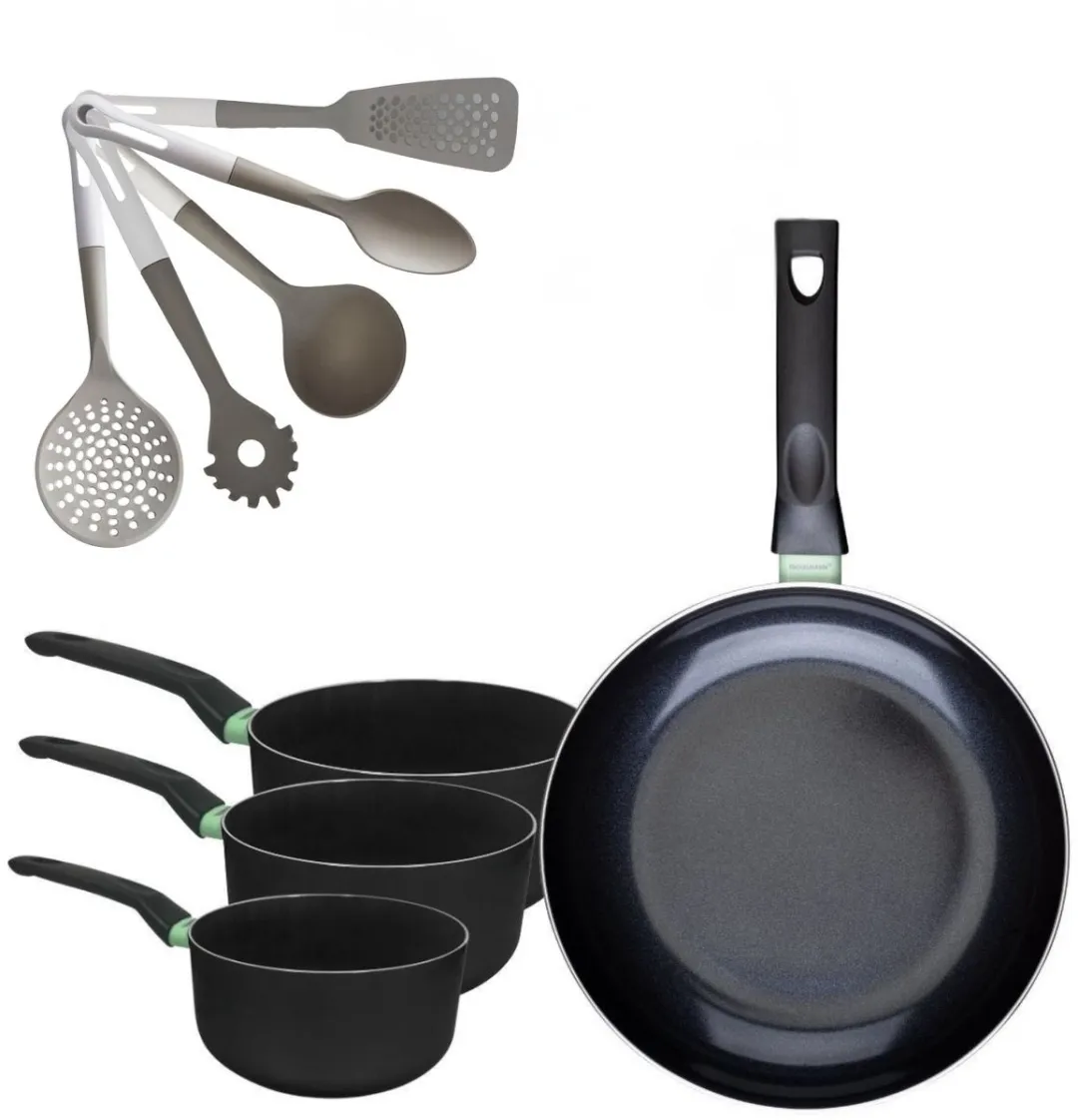 Fackelmann 9221450B88 Set Kookpannen 16/18/20cm & Keukengerei