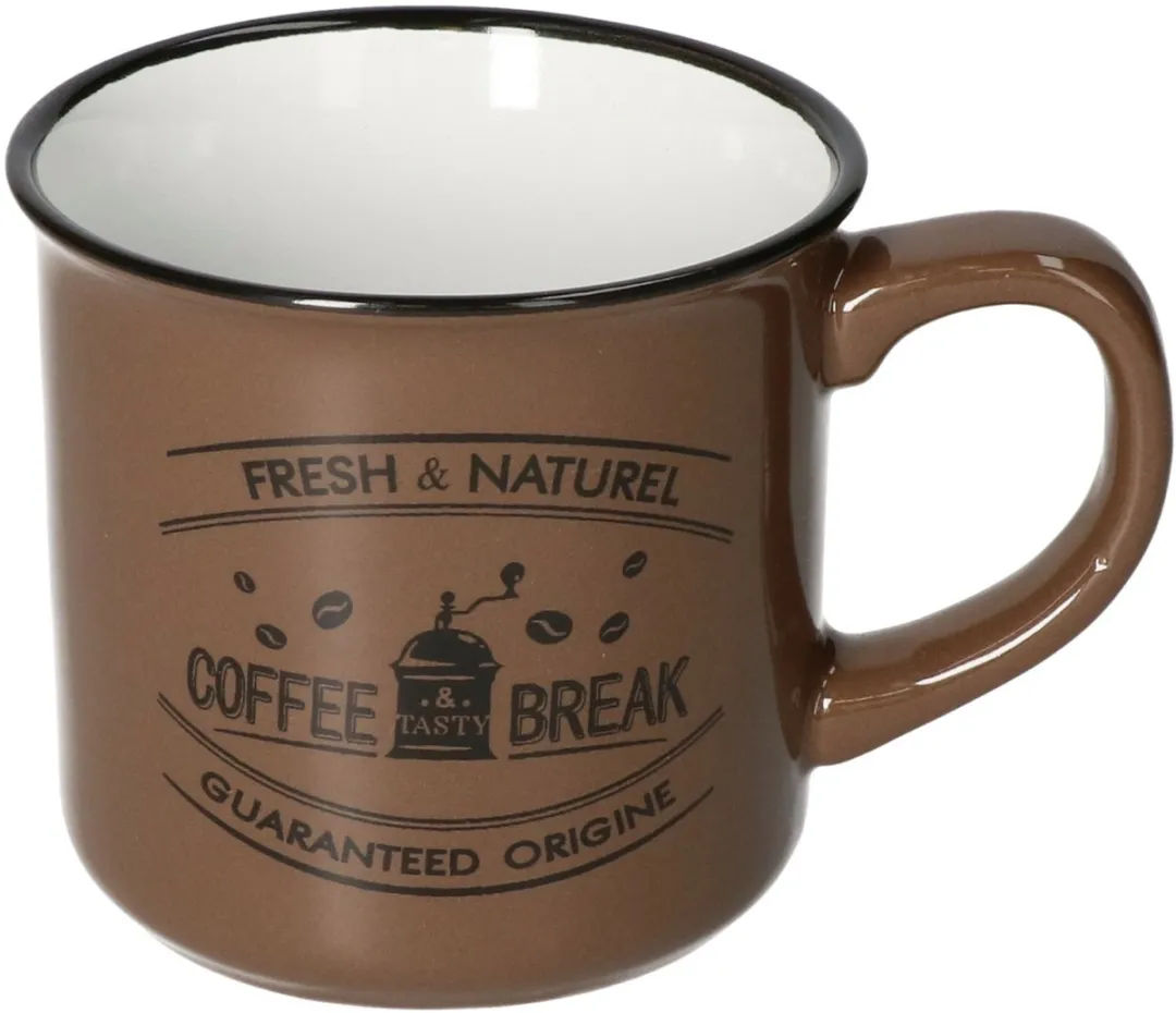 Excellent Houseware Koffiemok Cosy - 3 Stuks - 330ml - Multi - afbeelding 6 van 6