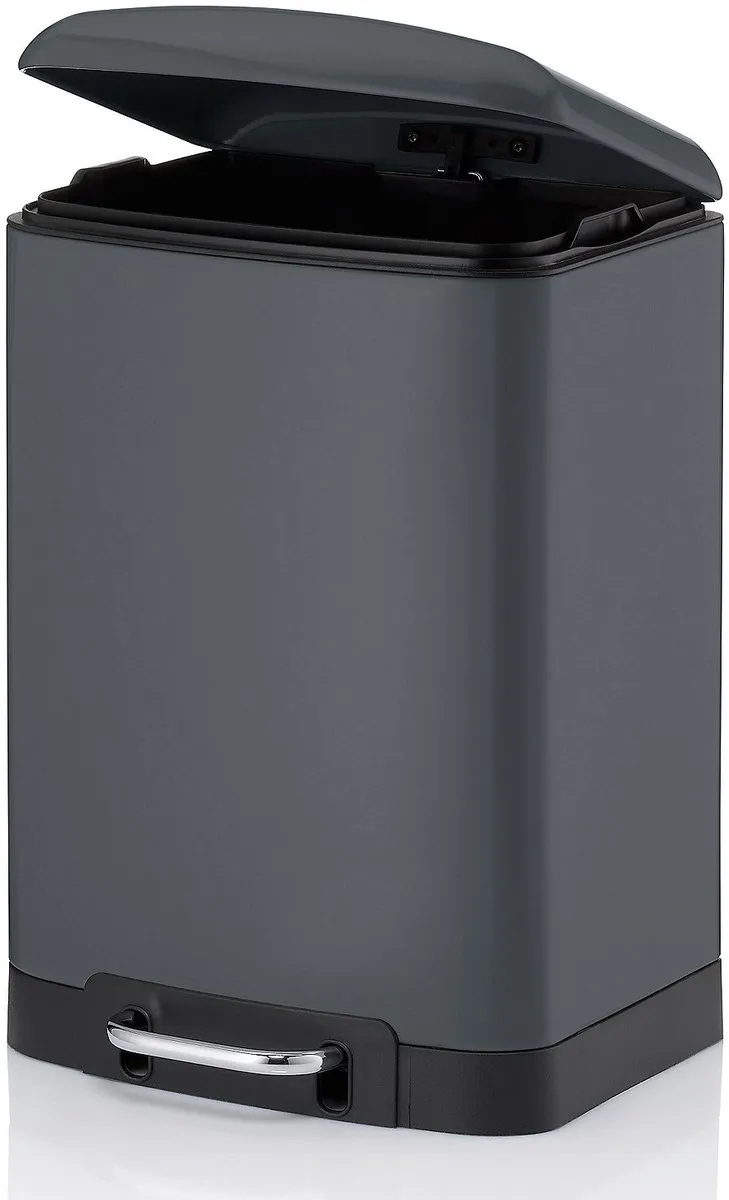 Kela Davino Prullenbak 12L - Donker grijs - MPN 10908