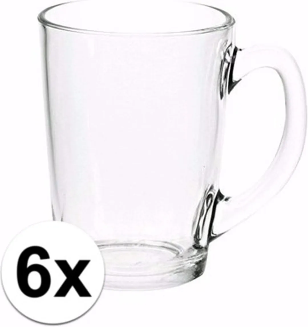 Luminarc Basic Theeglazen 320ml - 6 Stuks Transparant
