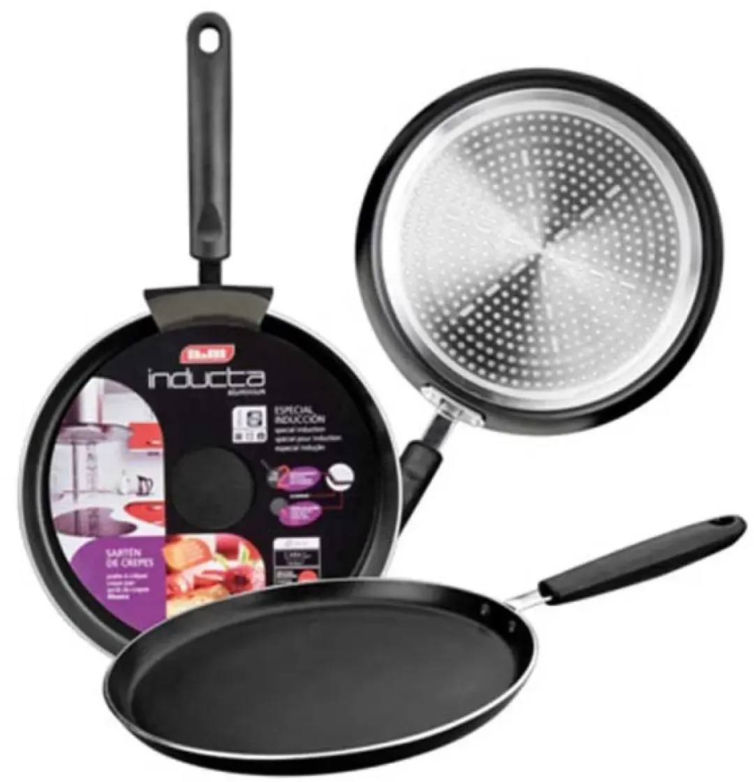 Ibili Inducta Pannenkoekenpan 26cm - Zwart