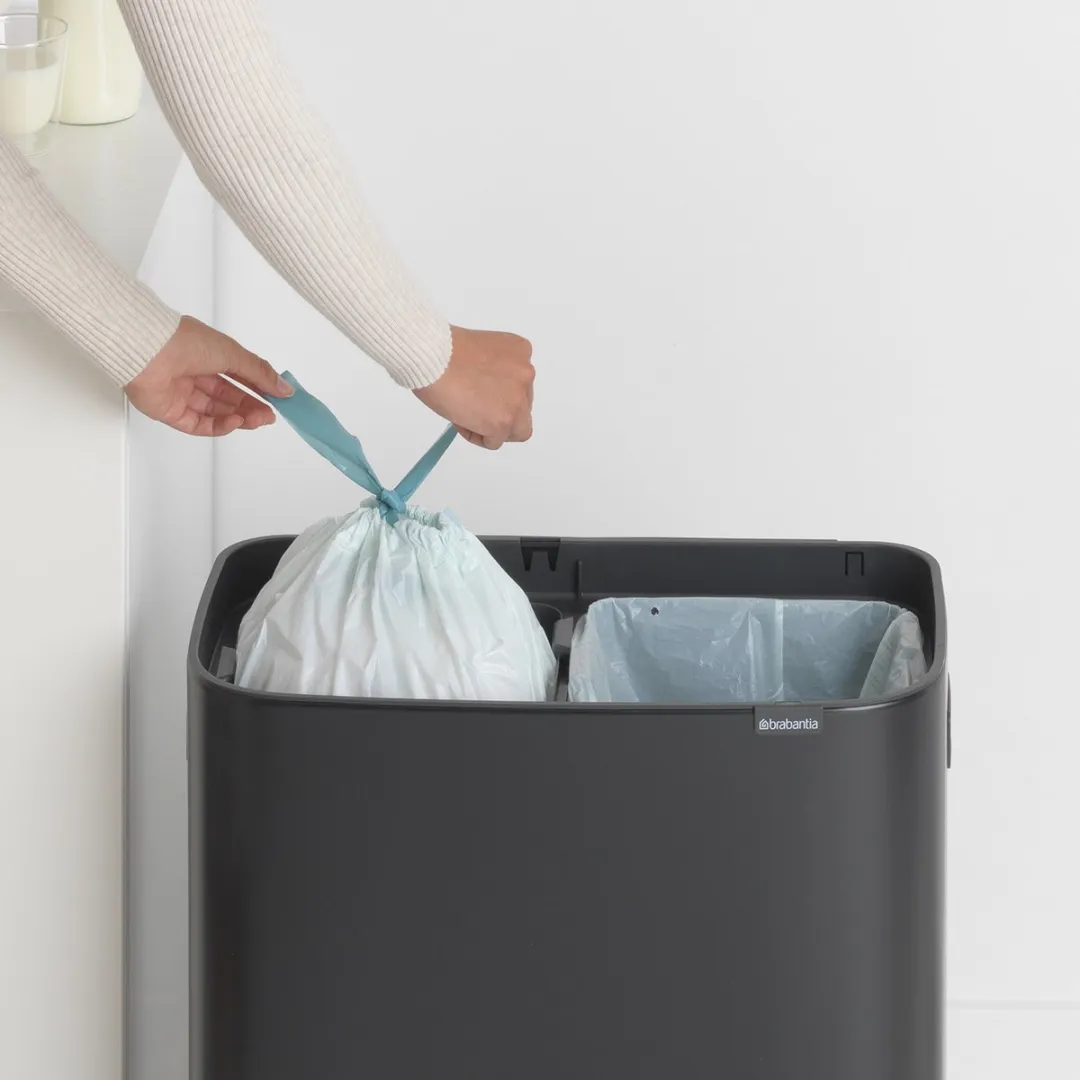 Brabantia Bo Touch Bin Prullenbak 2x30L - Matt Black