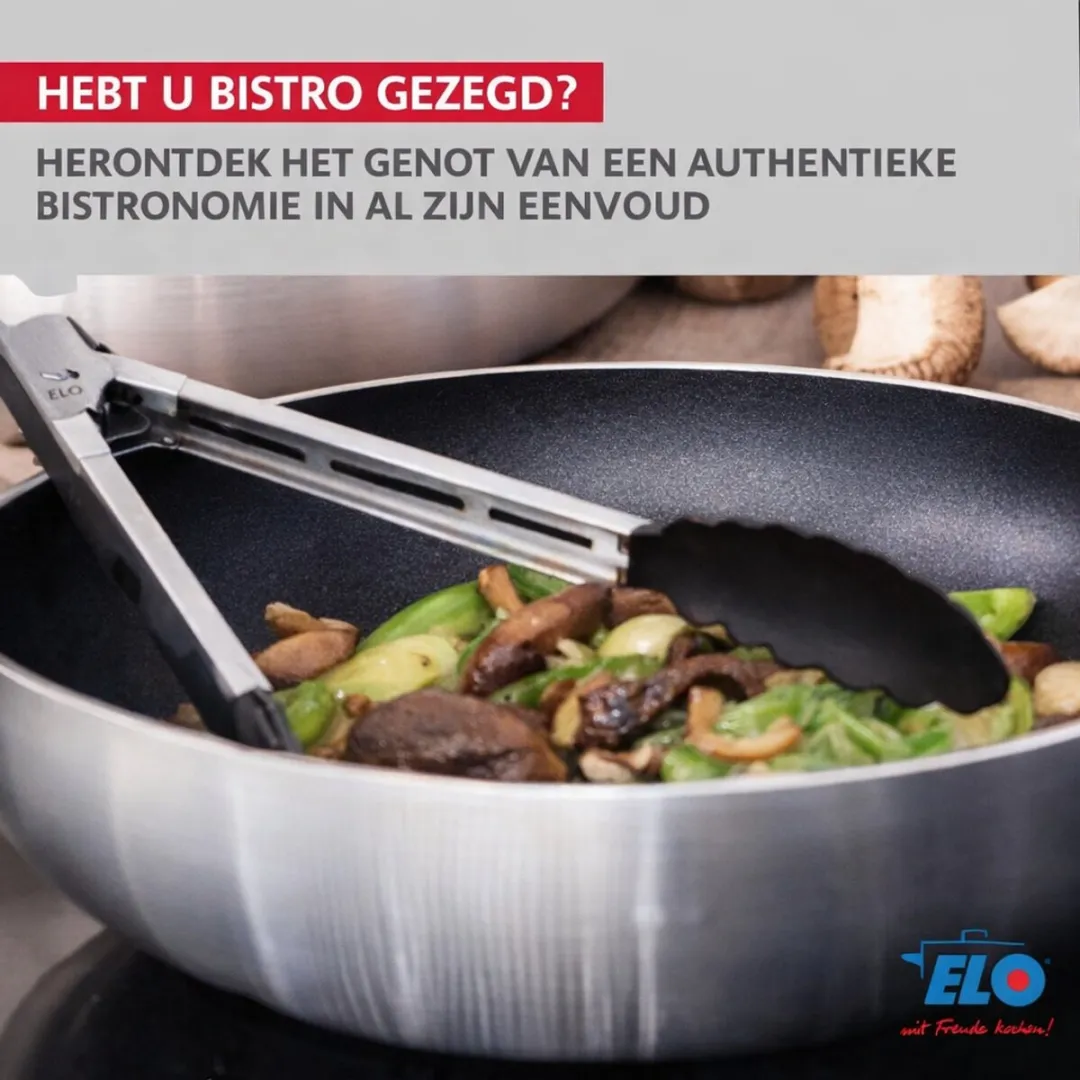 Fackelmann Elo Koekenpan 32cm - Anti-aanbaklaag Zwart