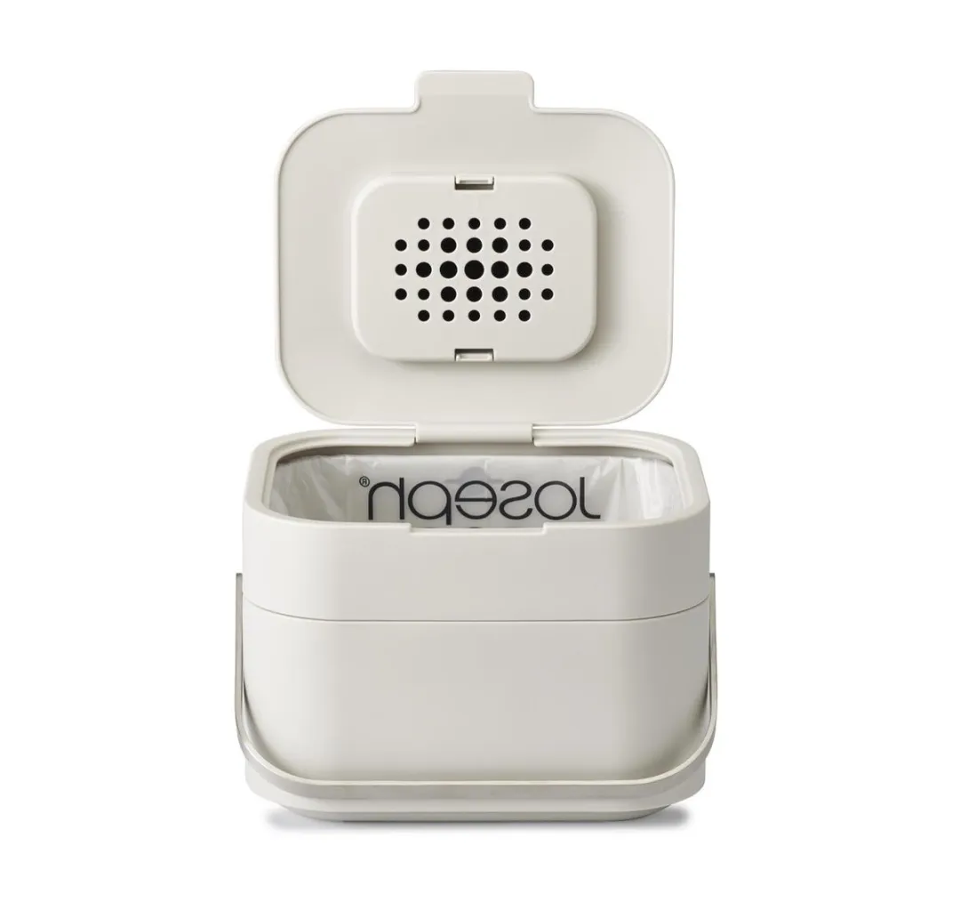 Joseph Joseph Intelligent Waste Stack Afvalbak 4L - Stone - afbeelding 6 van 6