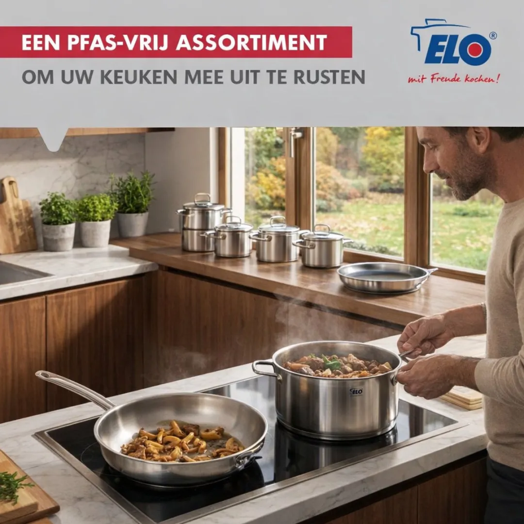 Fackelmann Elo Profi Keukengerei Set 2-delig 24/16cm - Roestvrij staal