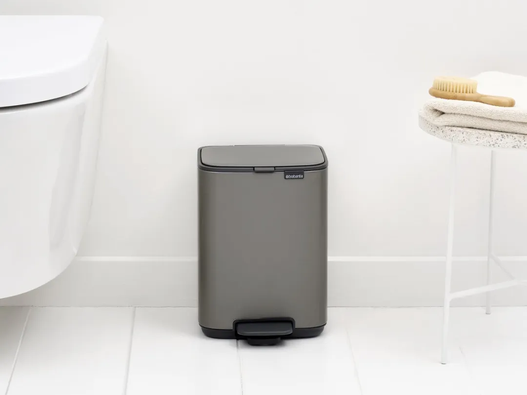 Brabantia Bo Pedaalemmer 4L - Platinum