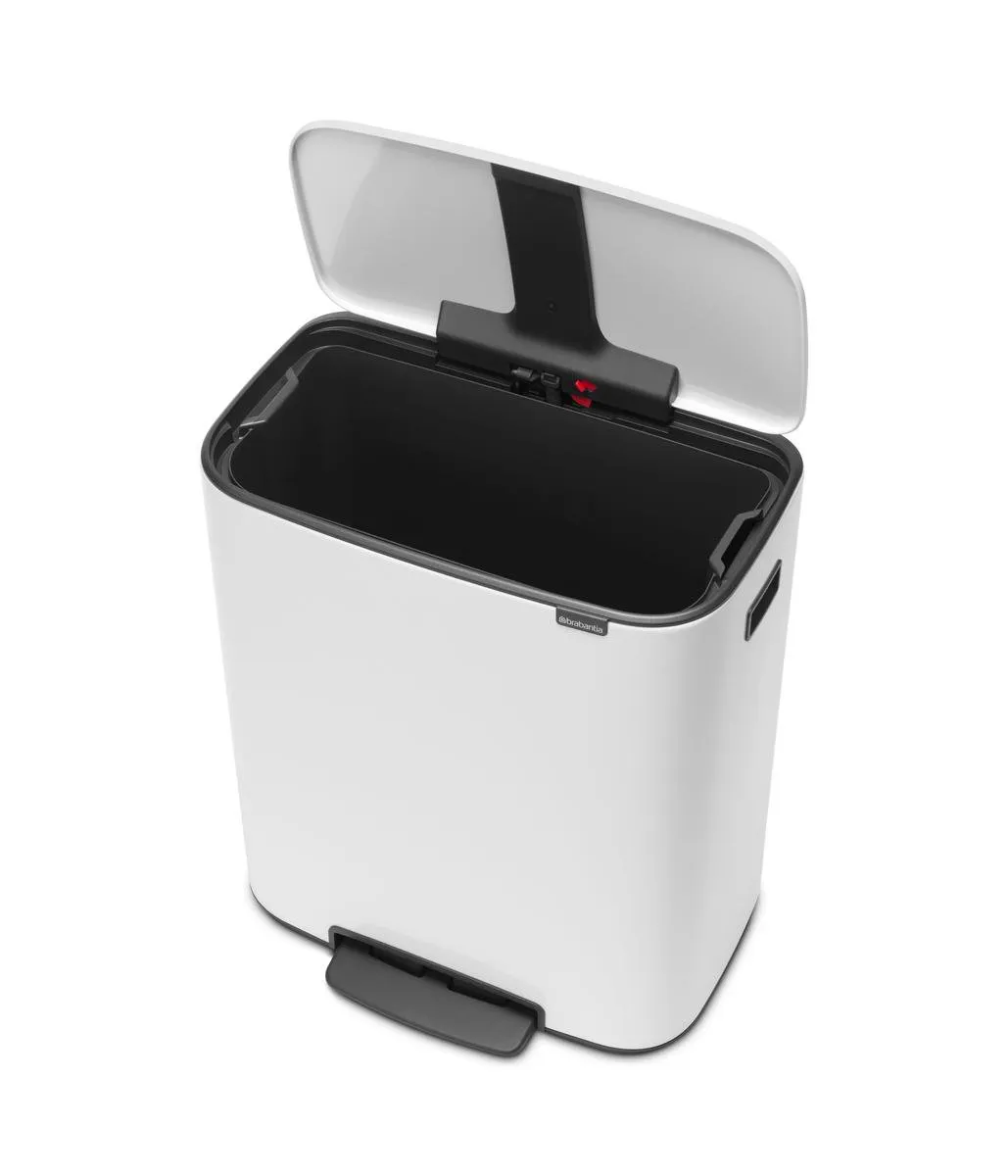 Brabantia Bo Prullenbak 60L - 1 Vak - Wit