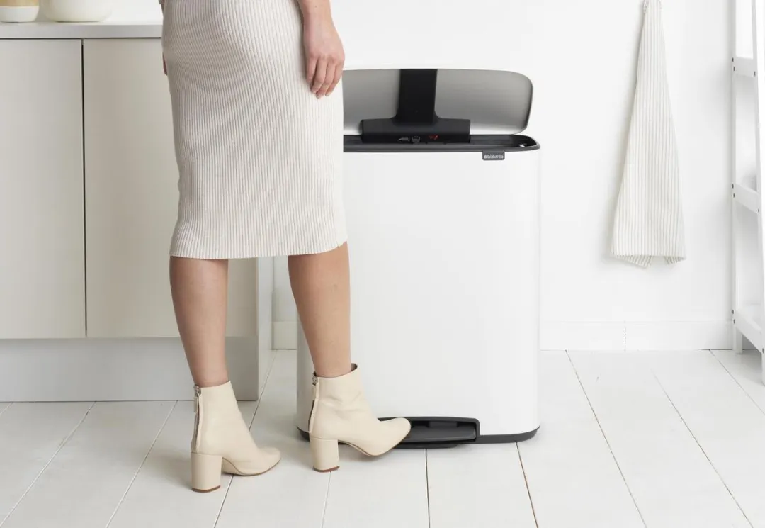 Brabantia Bo Prullenbak 60L - 1 Vak - Wit