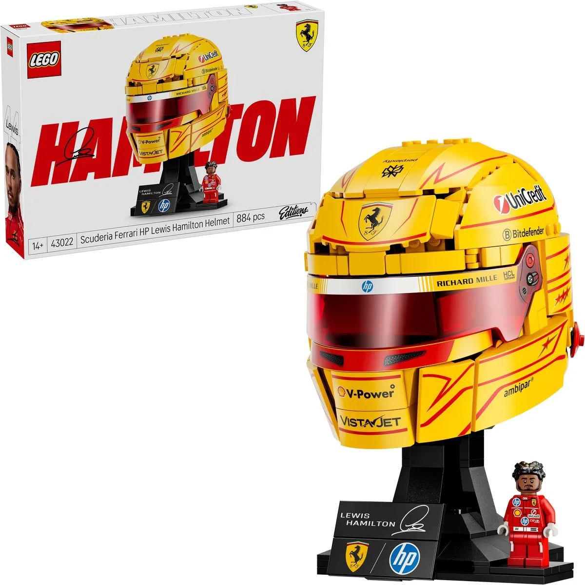 LEGO Scuderia Ferrari HP Helm Lewis Hamilton 43022