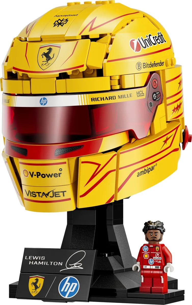 LEGO Scuderia Ferrari HP Helm Lewis Hamilton 43022 - afbeelding 6 van 6