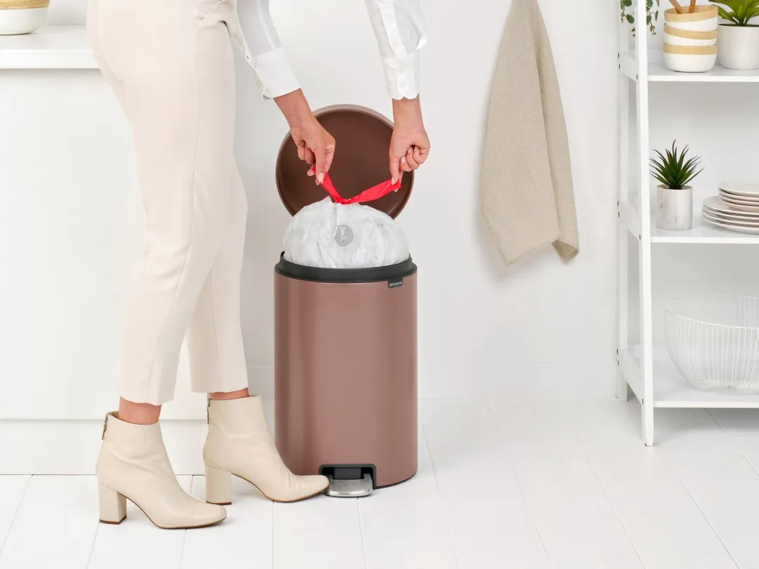 Brabantia NewIcon Prullenbak 20L - Satin Taupe