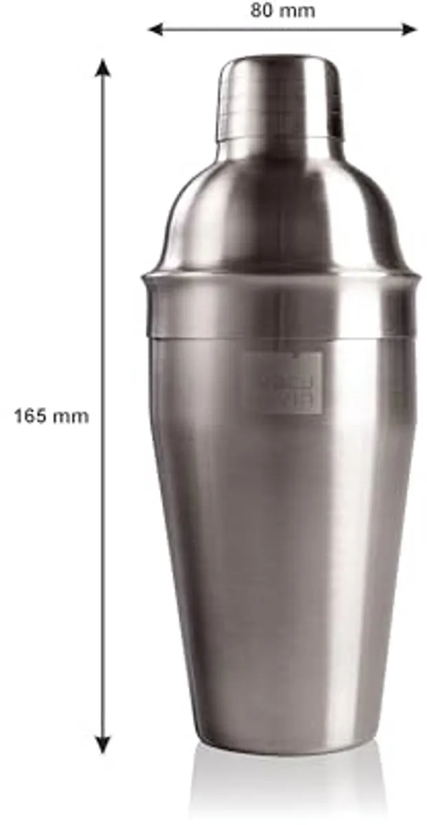 VacuVin Cocktail Set Basic - 3-delig Zilver