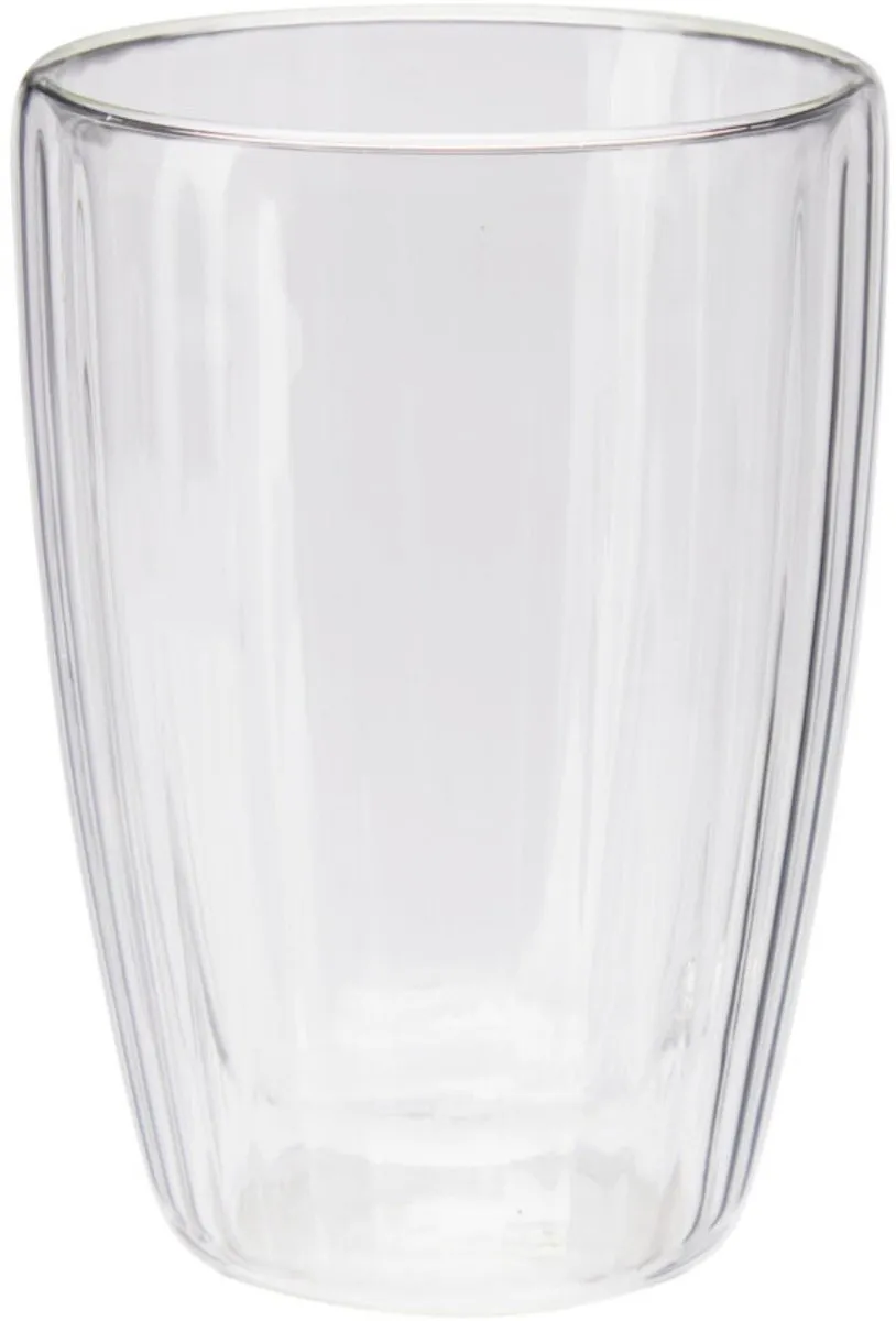 Excellent Houseware Dubbelwandige Koffieglazen 350ml - 4 Stuks