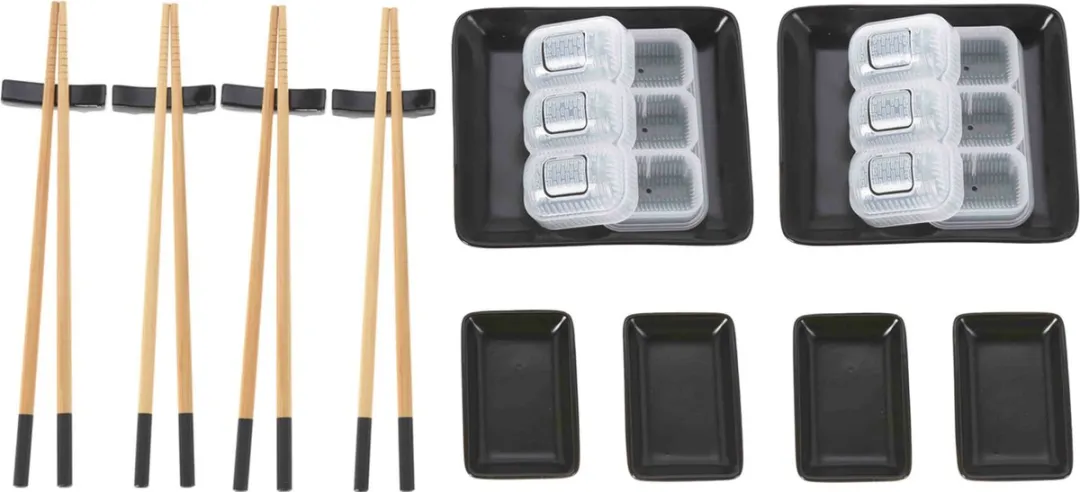 Excellent Houseware Sushi Serveer Set 16-delig