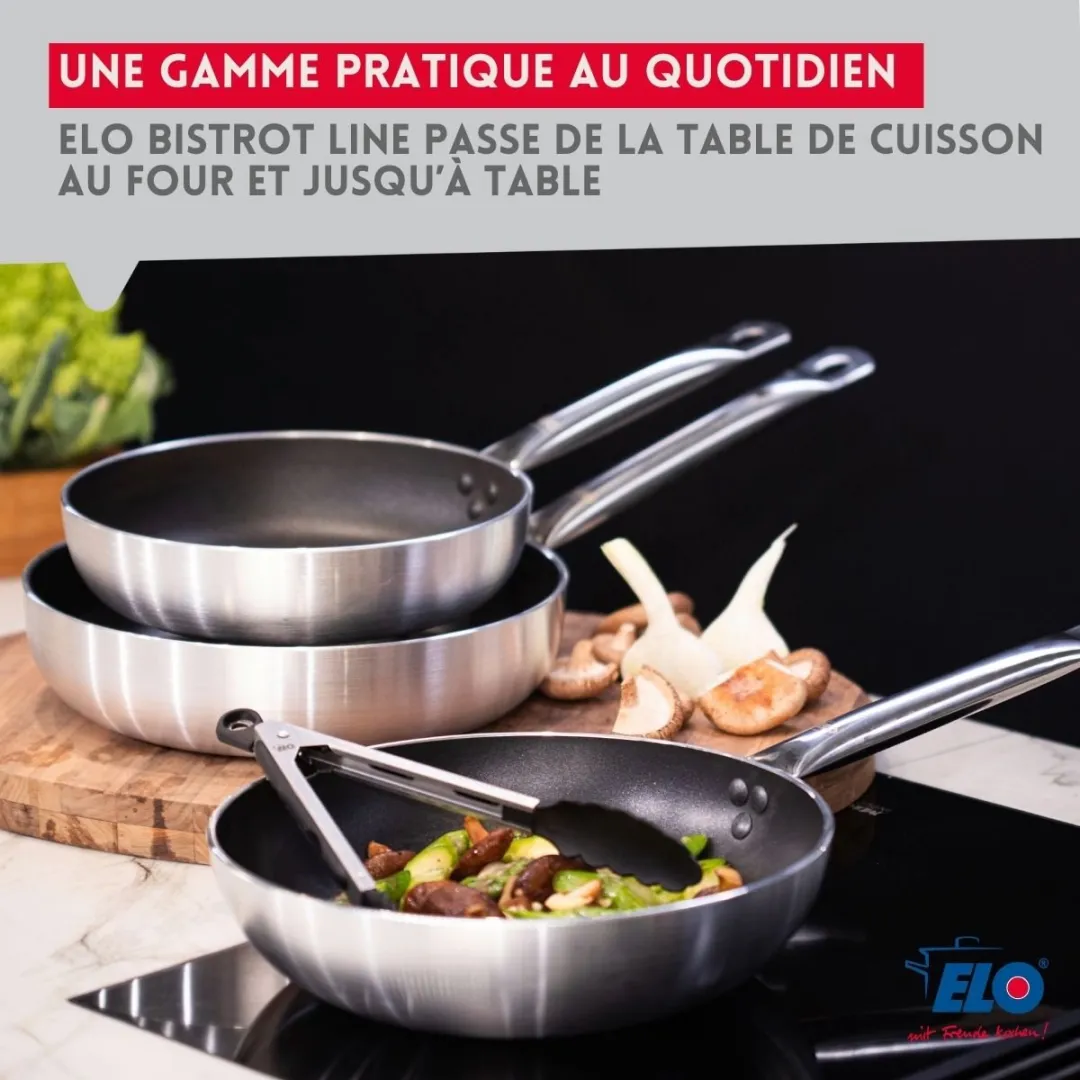 Fackelmann Elo 9803450 Wokpan 28cm - RVS - Anti-aanbak