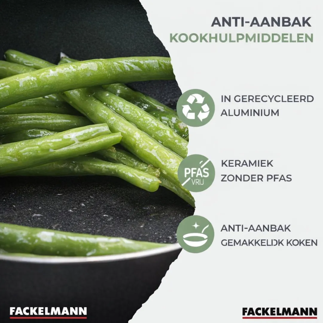 Fackelmann 9430850 Pannen Set - 5-delig - Keramische coating - Inductie