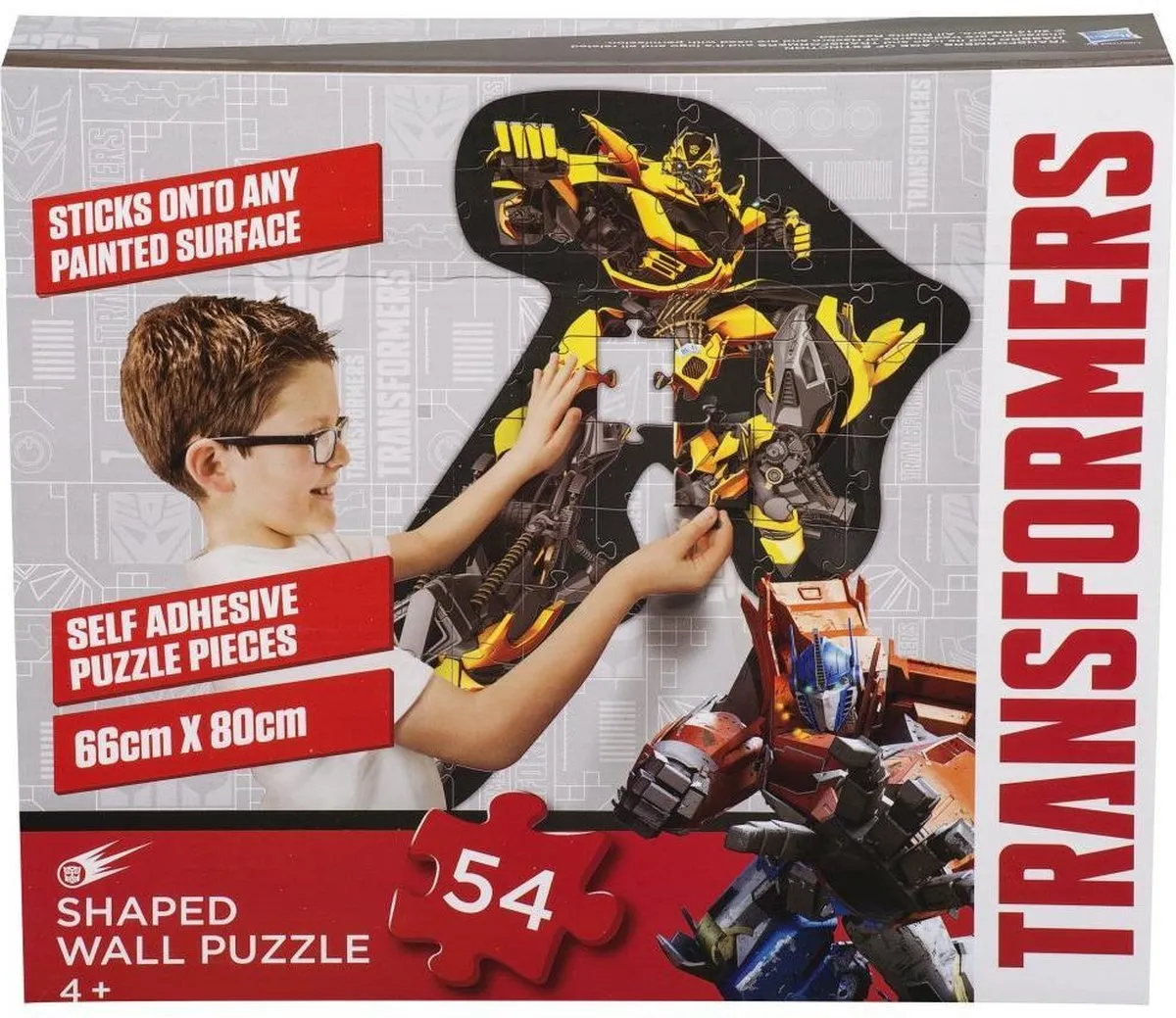 Hasbro Transformers Puzzel - 54 Stukken - Zwart/Geel
